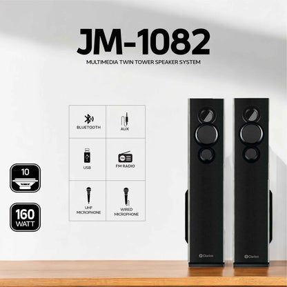 Clarion 2.0 Tower Speaker JM-1082