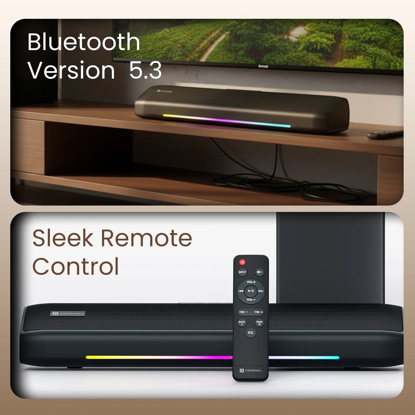Portronics Zuno - 2.1CH, 100W Home Theatre