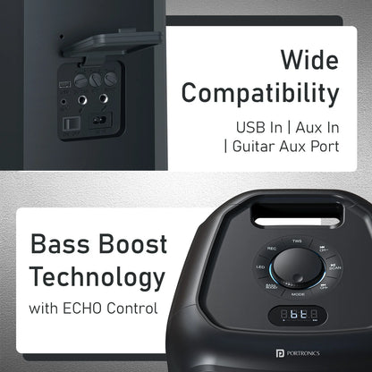 Portronics Iron Beats 5 Prime - Portable Party Speaker