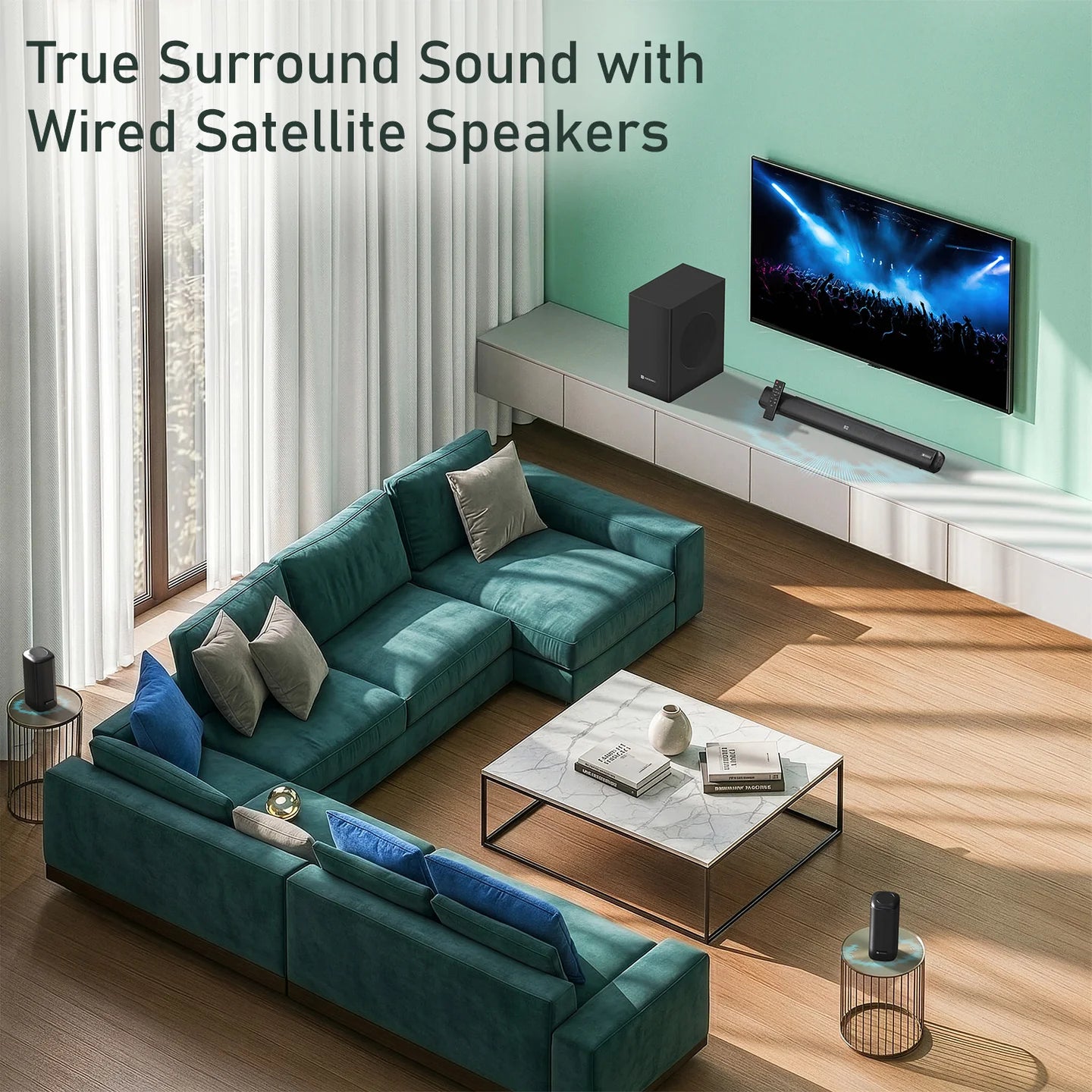 Portronics CineArc - 5.1CH, 200W Home Theatre