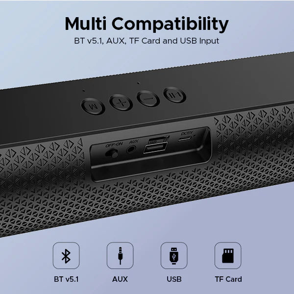 boAt Aavante Bar 490 - 10W Portable Bluetooth Speaker