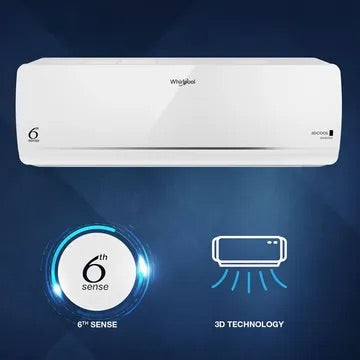 Whirlpool 3DCool 41483 1.0 Ton 3 Star Inverter Split Air Conditioner