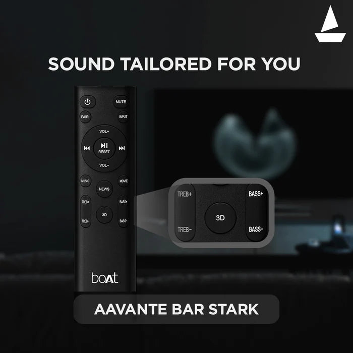 boAt Aavante Bar Stark - 2.1CH, 160W, Soundbar
