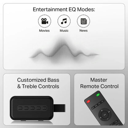 boAt Aavante Raga Plus - 2.2CH, 140W, Soundbar