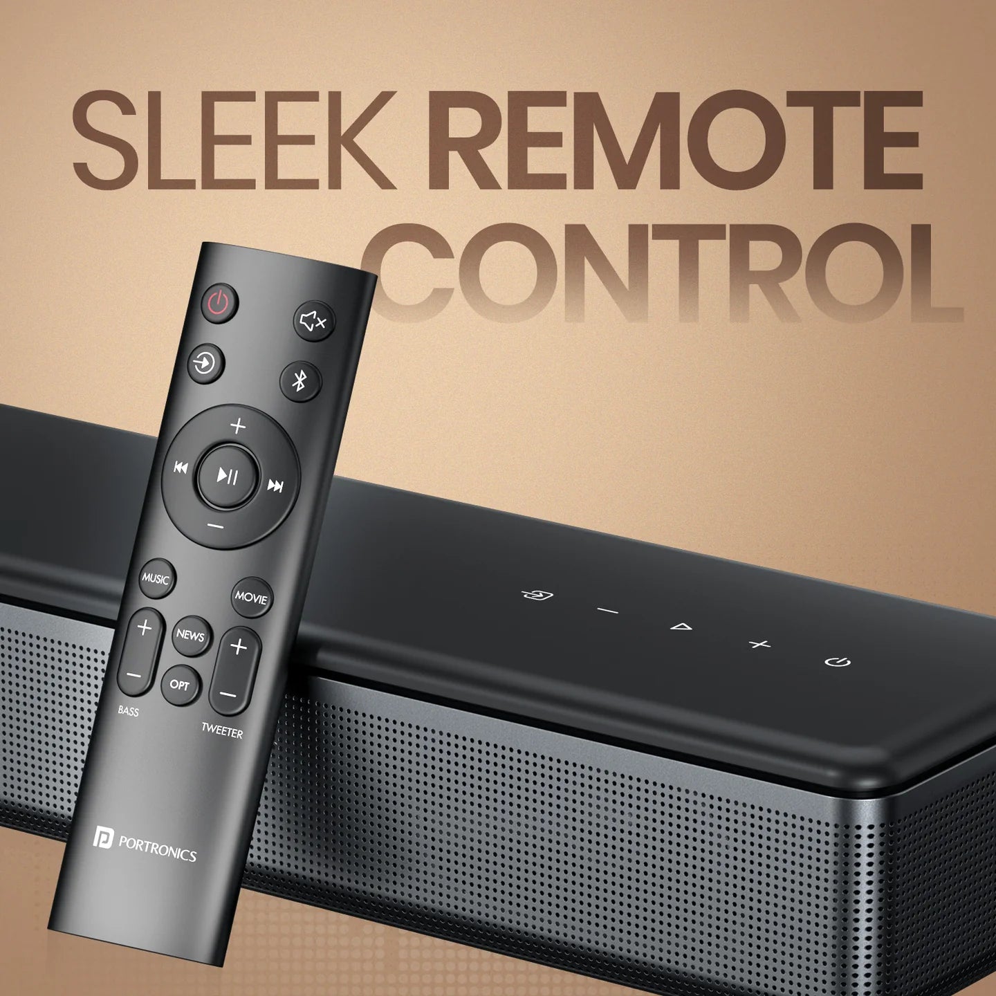 Portronics Sound Slick X - 250W Bluetooth Soundbar