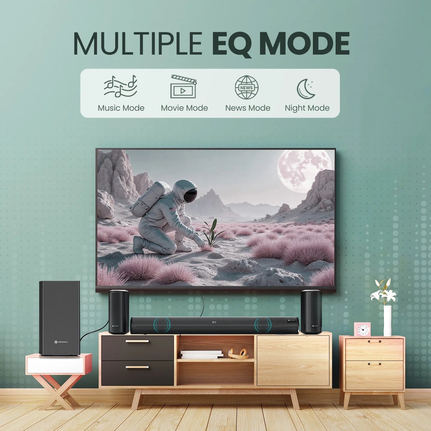 Portronics CineArc - 5.1CH, 200W Home Theatre