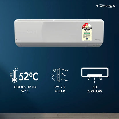 Daikin FTKL50XV16VAA 1.5 Ton 3 Star Inverter Split Air Conditioner