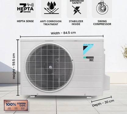 Daikin FTKL50XV16VAA 1.5 Ton 3 Star Inverter Split Air Conditioner